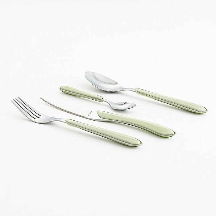 Cutlery Amefa Eclat Green Metal (24pcs)