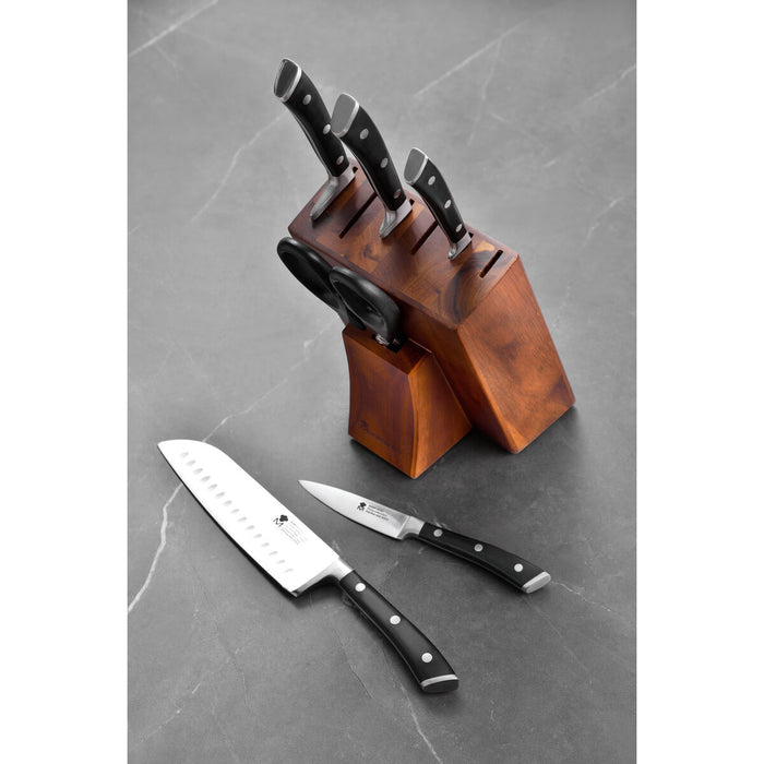 Knivholder Masterpro Sort Rustfrit stål