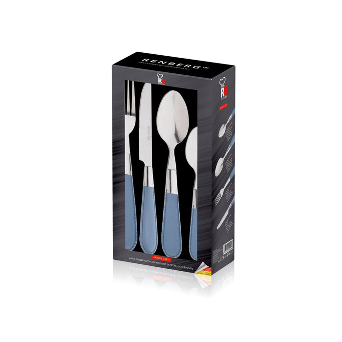 Cutlery Renberg BRINNY 24 Pieces Grey