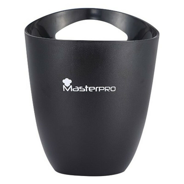 Ice bucket Masterpro Black Plastic (3.5 L)