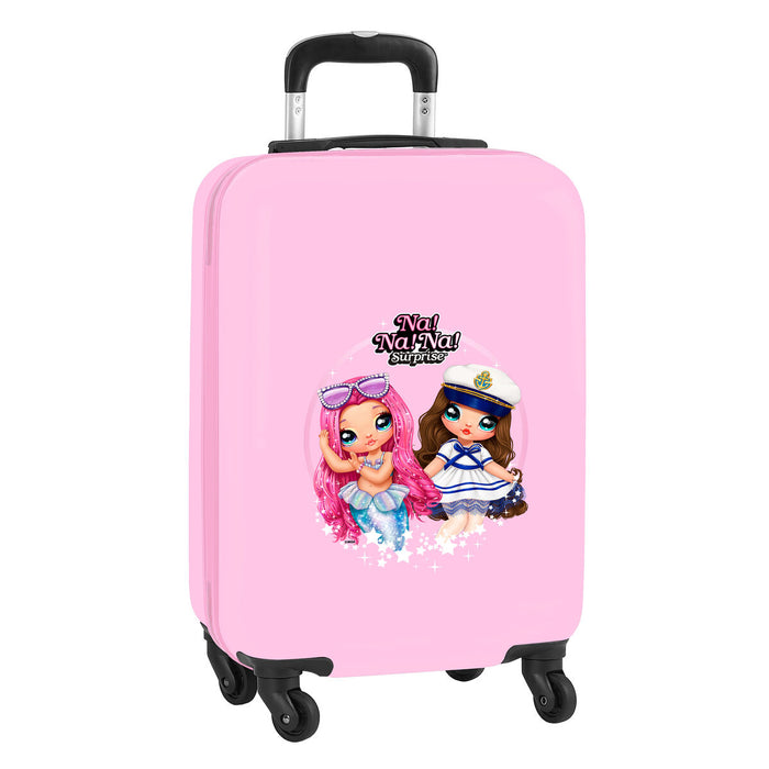 Hytt resväska Na!Na!Na! Surprise Sparkles Pink 20'' (34,5 x 55 x 20 cm)