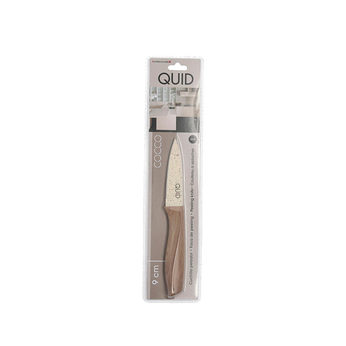 Paring knife Quid Cocco Brown Metal 9 cm (Pack 12x)