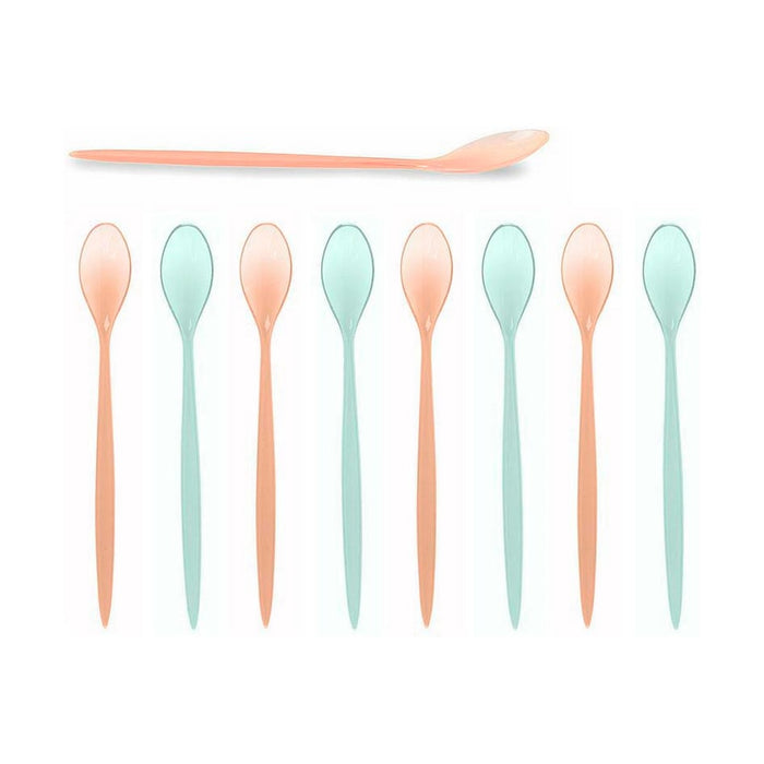 Set of spoons Multicolored 8 Pieces (21.5 cm)