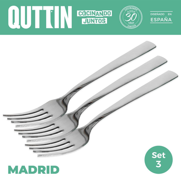 Sæt med Gafler Quttin Madrid (3stk)