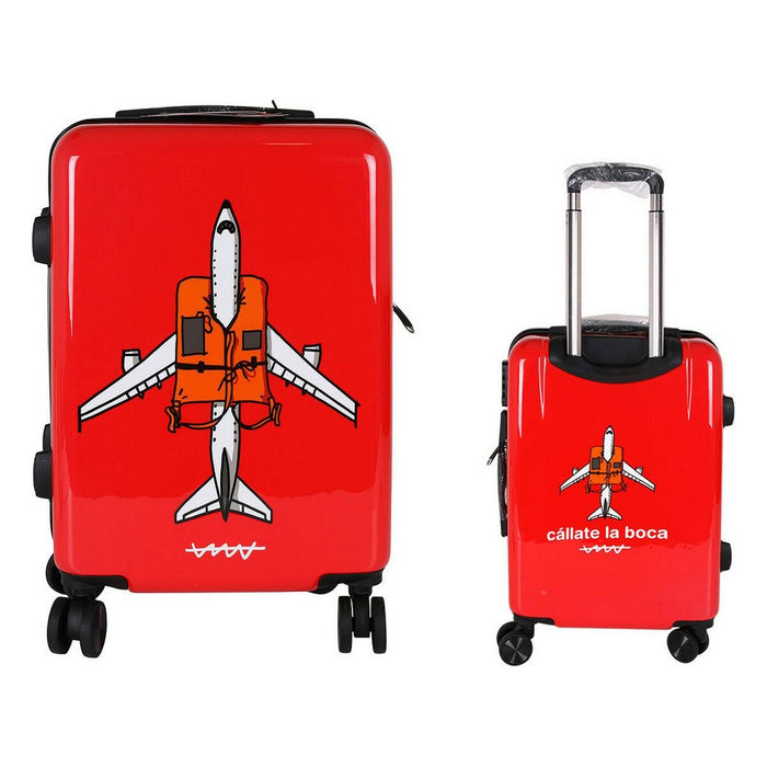 Hand luggage Cállate la Boca Aterriza Red 39 x 22 x 57 cm