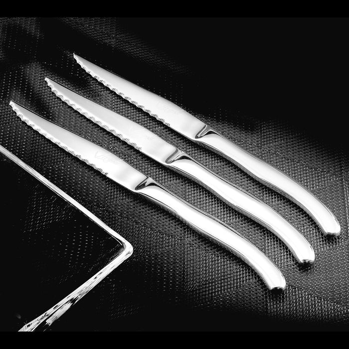 Meat knife Set Amefa Virgule Metal Two-tone 12 units (23.5 x 1.9 x 0.8 cm)
