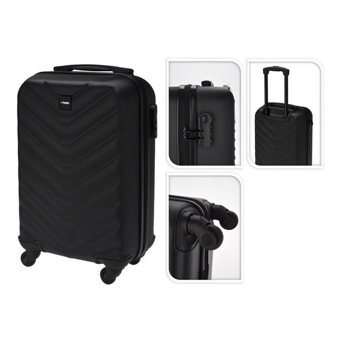 Hand luggage With wheels Black (33 x 20 x 53 cm)