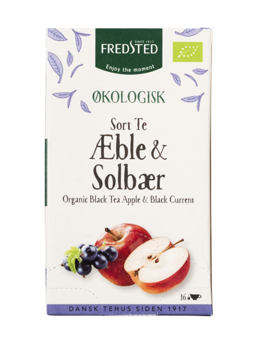 Sort Te m/ Solbær & Æble (økologisk)