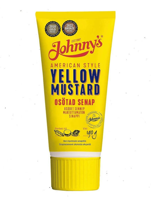Johnny's Yellow senap 190g (BF 26/05/24)
