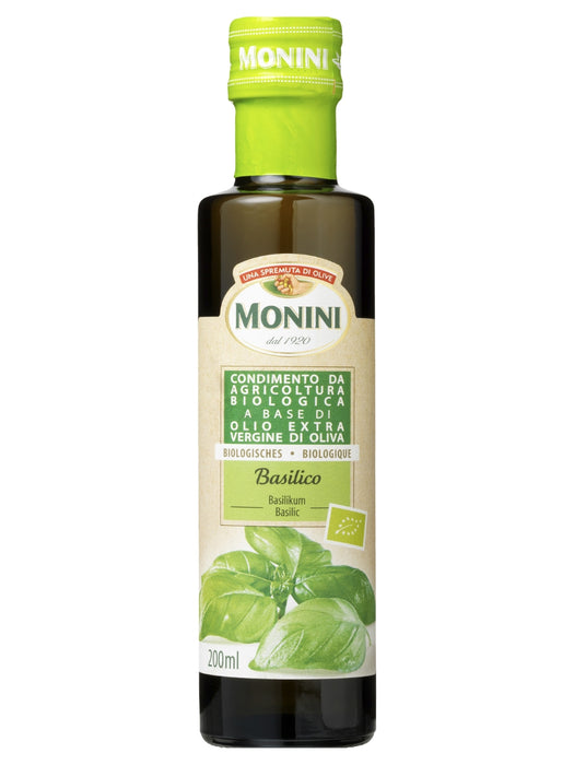 Monini Olivenolie m/ Basilikum (økologisk) 200ml