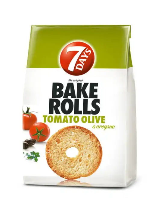 7DAYS Bake Rolls Tomat, Oliven & Oregano 150g