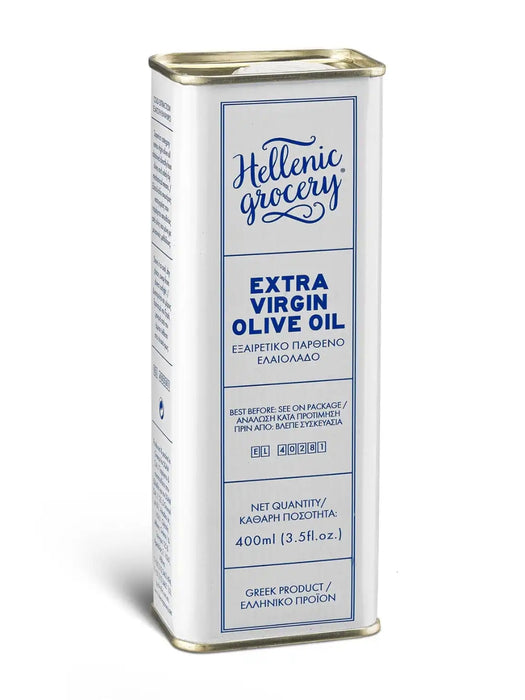 Hellenic Grocery Extra Virgin Olive Oil WHITE 400ml