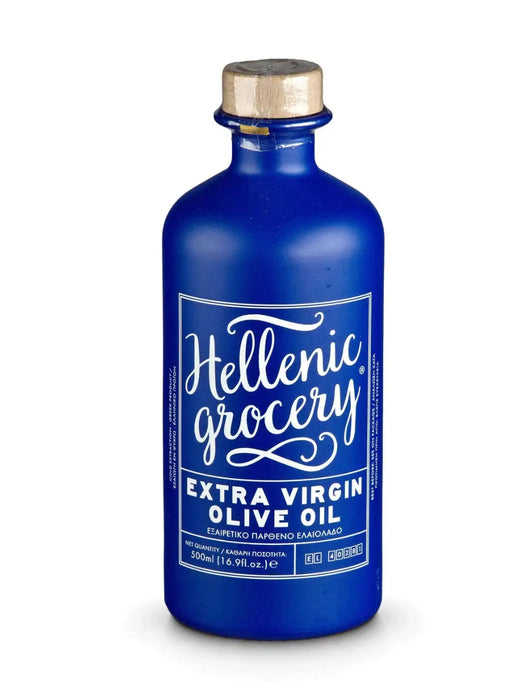 Hellenic Grocery Ekstra Jomfru Olivenolie BLÅ Flaske 500ml