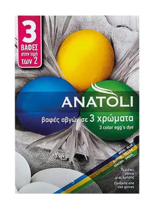 Anatoli 3 färger Äggfärg
