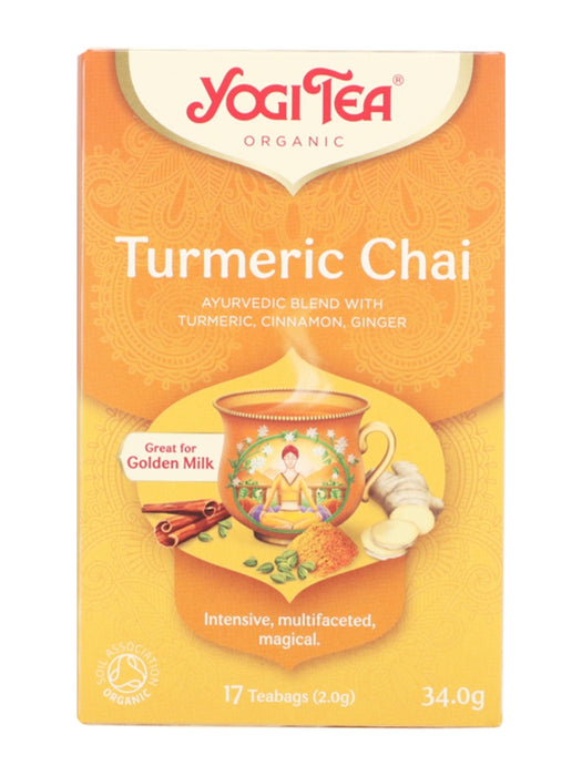 Yogi Tea Turmeric Chai (Organic) 17 letters