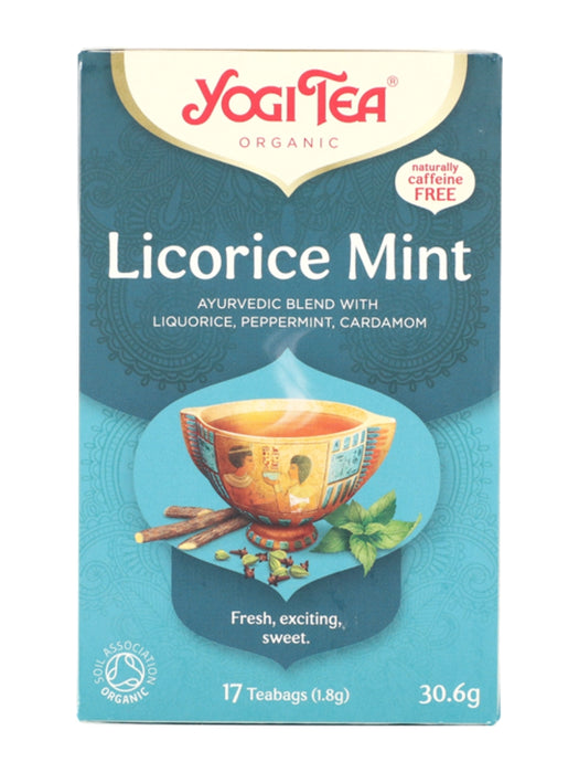 Yogi Tea Licor Mint (Organic) 17 letters