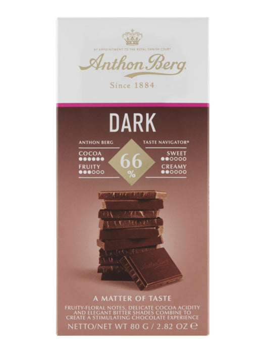 Anthon Berg Mørk Chokolade 66% 80g