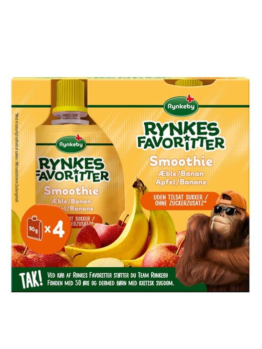 Rynkor Smoothie Äpple &amp; Banan 4st. 360 g