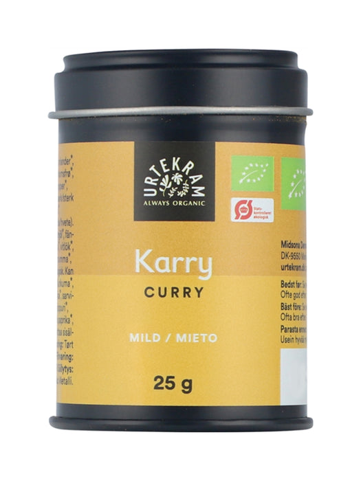 Urtekram Curry Mild (ekologisk) 25g