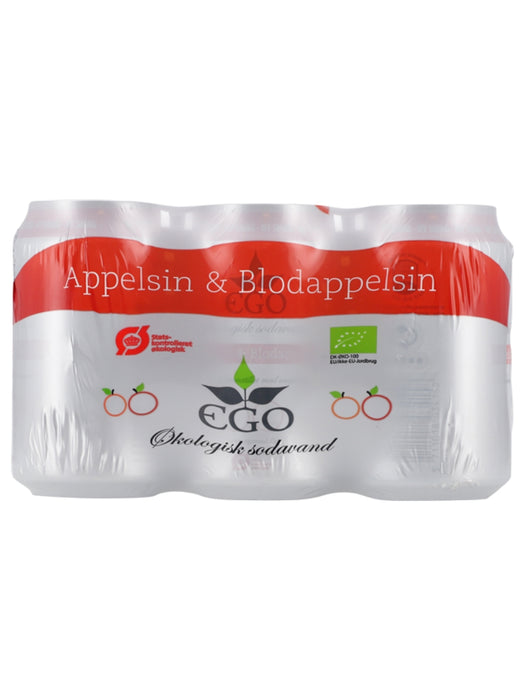 Ego Appelsin & Blodappelsin (økologisk) 6x330ml