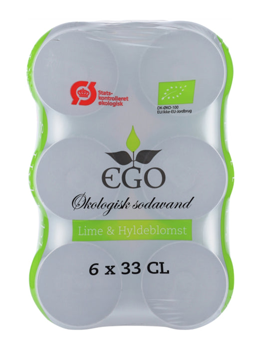 Ego Lime &amp; Elderflower (ekologisk) 6x330ml