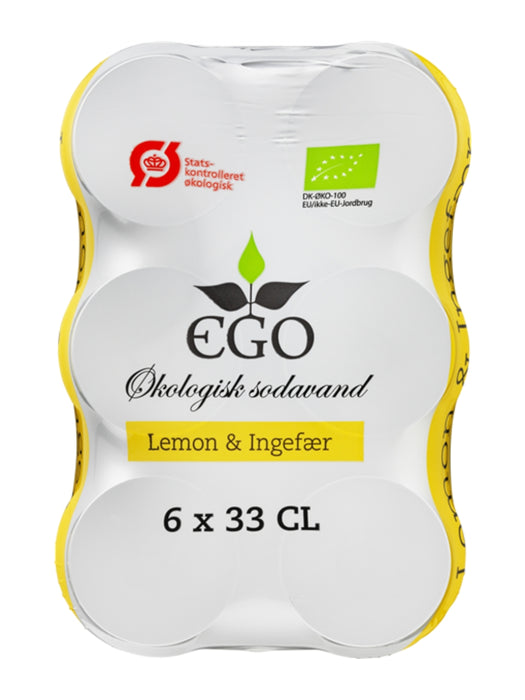 Ego Lemon & Ingefær (økologisk) 6x330ml