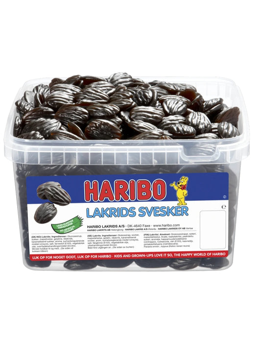 Haribo Licorice Prunes 2200g