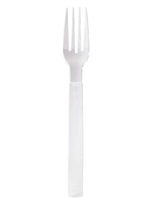 Fork 18.5cm - Transparent reusable cutlery