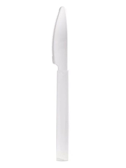 Knife 18.5cm - Transparent reusable cutlery
