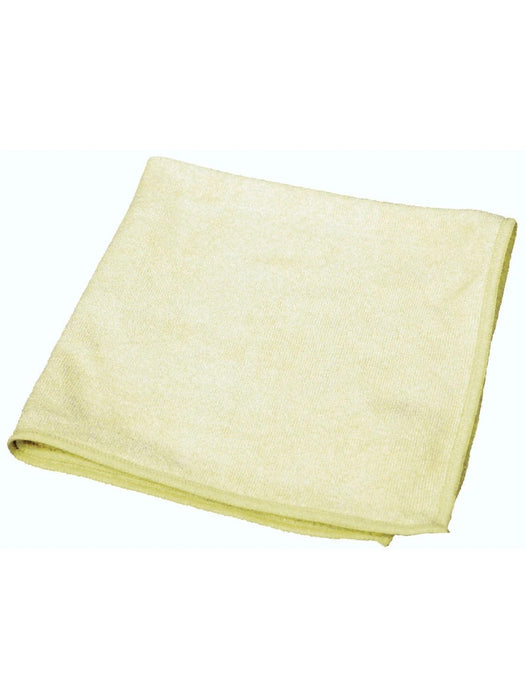Microfiber Cloth 40x40cm Yellow - 10 pcs