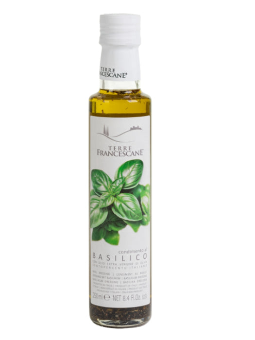 Terre Francescane Olive oil w/ Basil 250ml