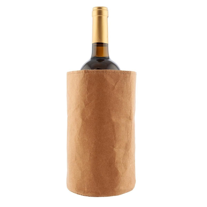 Wine Bottle Cooler Koala Kraft 20 x 12 cm Brown Textile