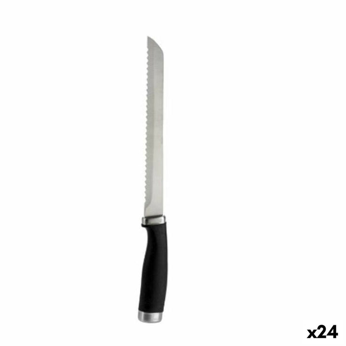 Savtakket kniv Rustfrit stål Plastik 24 enheder