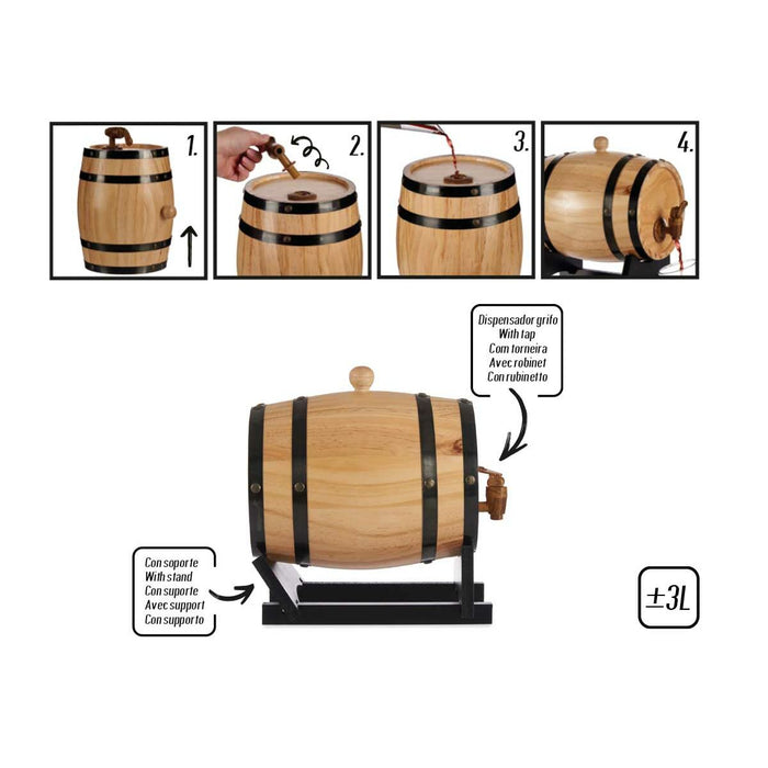 Barrel of wine 3 L
