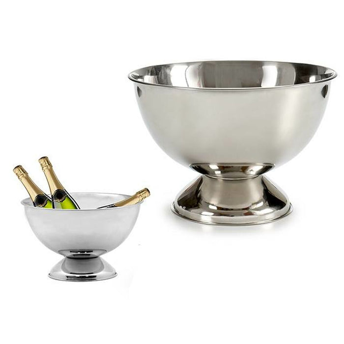 Ice bucket Silver-coloured Stainless steel 8.1 L 34 x 21 x 34 cm