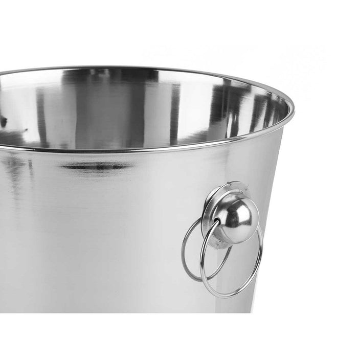 Ice bucket Silver-colored Stainless steel 7.9 L 27 x 27 x 25.5 cm