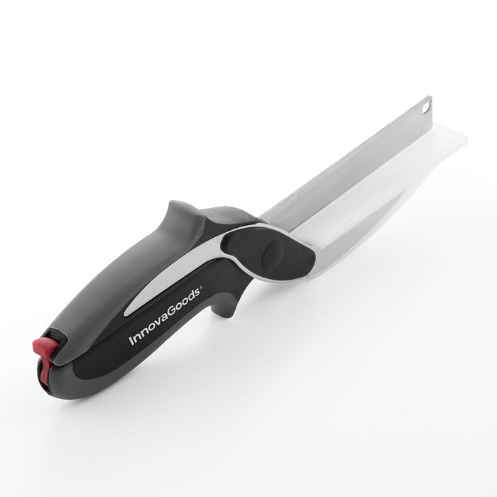 Kitchen Knife-Scissors With Integrated Mini Cutting Board Scible InnovaGoods