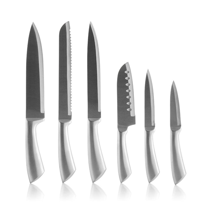 Knife set with wooden knife block Spartan InnovaGoods 7 Parts