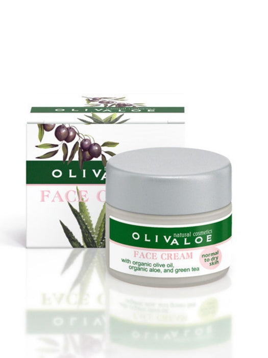 Olivaloe Ansigts Creme - Normal til tør hud (Anti-rynke & Fugtgivende) 40ml