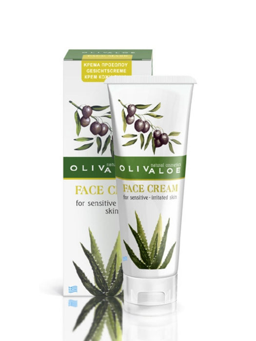 Olivaloe Face Cream - Sensitive &amp; irritated skin with acne (Moisturizing &amp; Balancing) 50ml