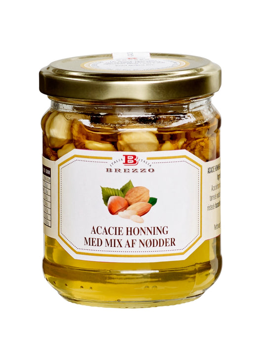 Acacie Honning med Mixed nødder 240g