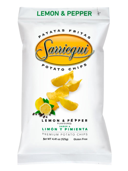 Sarriegui Chips w/ Lemon &amp; Pepper 125g