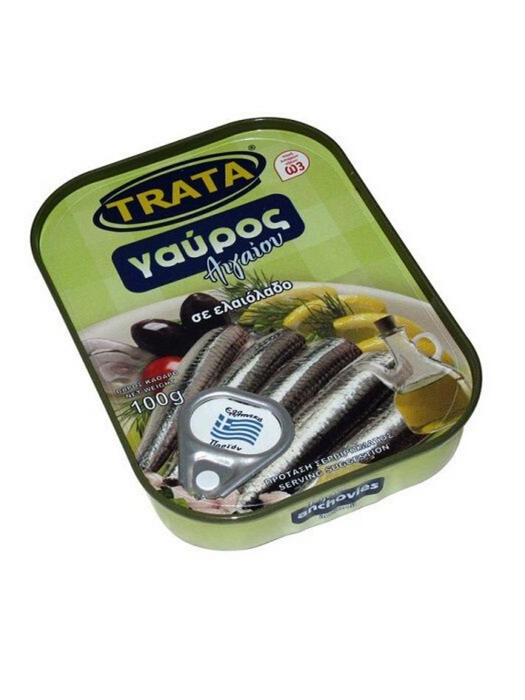 TRATA Anchovies in Olive Oil 100g