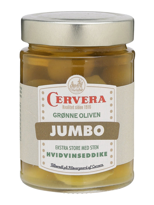 Grön Jumbo Olive m/ Sten 300g