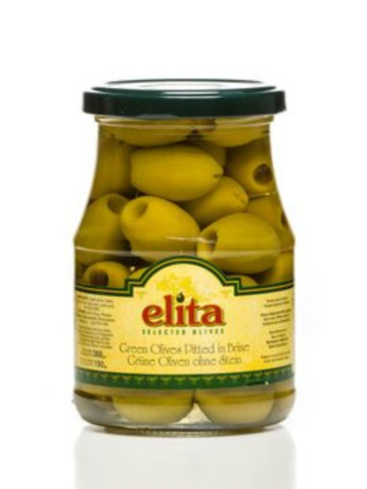 Elita Grønne Oliven u/ Sten 190g