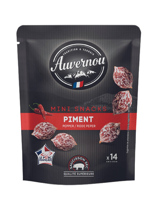 Auvernou Mini snacks m. chilipeber 75g