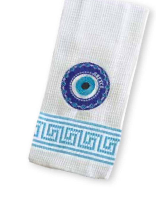 Moutsos Greek Tea Towel Eye Design