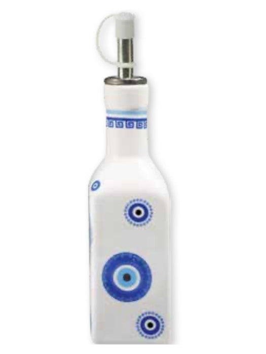 Moutsos Olja/vinägerflaska (porslin) Blue Eye 19x5 cm