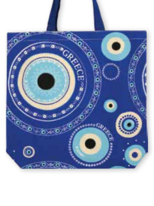 Moutsos Canvas Bag Blue Eye 40x43